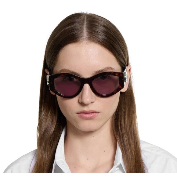 NEW GUCCI SUNGLASSES HAVANA WOMEN CAT EYE EYEWEAR GUCCI GG1951S 002